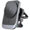 Автомобільний тримач з БЗП Proove Square Magnetic Pro 15W Metal Gray (WHSP15010004) (Код товару:38022)