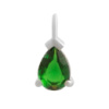 Серебряная подвеска CatalogSilver с изумрудом nano 0.563ct (2195672)