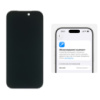 Дисплей для Apple iPhone 17 Pro с чёрным тачскрином 120Hz (без ошибки) Original Service Pack