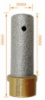 Алмазная фреза D20 (наконечник, палец) М14, для УШМ, по керамограниту.