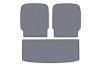 Резиновый Коврик в Багажник V2 (Серый) для Peugeot 5008 2024- гг