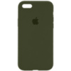 Чохол Silicone Case Full Protective (AA) для Apple iPhone 7 / 8 / SE (2020) (4.7«), Зелений / Dark Olive - купити в SmartEra.ua