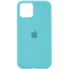 Чохол для Apple iPhone 12 Pro / 12 (6.1«) - Silicone Case Full Protective (AA) (Бірюзовий / Marine Green) - купити в SmartEra.ua