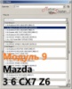 Модуль 9 загрузчика прошивок PCMflash - Mazda 3/6/CX7/Z6 поколение 2 (2008-10, 2012-13)