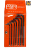 Набор шестигранников Torx 7 ед., Bahco 1995TORX/7T