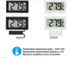 Цифровий РК-термометр, датчик температури, автоматичний контроль, холодильник, морозильна камера, термометр
