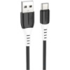 Кабель Hoco X82 Silicone USB to Type-C 1m Black (Код товару:30919)