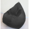 Кресло груша Оксфорд Черный 120-90 см