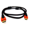 Кабель відео HDMI/HDMI (V1.4) з фільтром у тканинній оболонці (1,5 м)