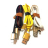 Кабель USB/IPHONE 5 шкіра (продаж лише упаковкою 10 шт., ціна за 1 шт.)