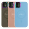Чохол AG-Glass Chrome Camera with Magsafe для iPhone 11