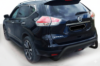 Задняя защита AK007 Черный (2 шт., нержавейка) для Nissan X-trail T32/Rogue 2014-2021 гг