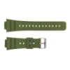 Ремінець для годинника Skmei 1628AGWT Army Green-White, полімерний, 16 мм, зелений