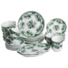 Столовий набір посуду 32 предмети на 6 осіб Vintage Elegant порцеляновий Зелений YY78-7A