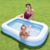 Intex 57403 (166×100×25 см) надувний дитячий басейн прямокутний з надувним дном