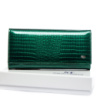 PODIUM Кошелек LR Женский кожа-лак SERGIO TORRETTI W1-V-2 dark-green