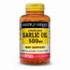 Чесночное масло 500 мг, Garlic Oil, Mason Natural, 100 гелевых капсул