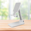 Держатель для телефона 16х6.5х11см Folding desktop phone stand Белый, подставка для телефона на стол