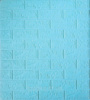 Самоклеюча декоративна 3D панель під блакитну цеглу 700x770x5 мм