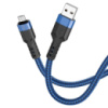 Кабель Hoco U110 USB to MicroUSB 1.2m blue