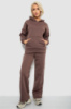Спортивний костюм жіночий на флісі, колір коричневий, 257R87