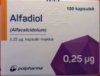 Альфадіол Альфадиол альфакальцидол 0,25 мкг 100 капсул