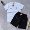 Набір Ellesse біла футболка чорні шорти + 2 пари шкарпеток у подарунок