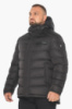 Мужская куртка Braggart зимняя с капюшоном - 49768 чёрный цвет