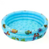 Дитячий надувний басейн із м’яким дном 80×30 см блакитний • Круглий дитячий басейн 80×30 см для купання, дачі, двору та літнього відпочинку блакитний