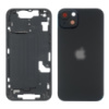 Корпус для Apple iPhone 14 Midnight (чёрный) с задним стеклом, рамкой и стеклом камеры