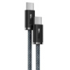 USB кабель Baseus Dynamic Series Type-C to Type-C 100W (1m) (CALD0002), Сірий - купити в SmartEra.ua