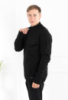 Чоловіча чорная кофта на блискавці