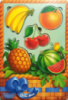 Дерев'яні пазли-вкладки, більше чи менше, «Кошик з фруктами - 1»