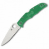Нож складной Spyderco Endura 4 Flat Ground зелёный (C10FPGR)