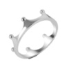 Серебряное кольцо без камней S025 размер:17;