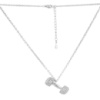 Серебряное колье CatalogSilver с фианитами, вес изделия 4,71 гр (2101130) 400450 размер
