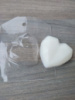 Пластикова форма для мила «Сердечко з гранями»