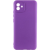 Чохол Silicone Cover Lakshmi Full Camera (A) для Samsung Galaxy A04, Фіолетовий / Purple - купити в SmartEra.ua