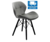 Стілець Стар В м'який екошкіра сіра