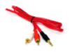 Кабель аудіо 3,5 мм/2RCA (тюльпан) TLP-1-2-C