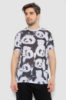 Футболка чоловіча з принтом, колір біло-чорний, 244R6034