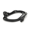 Кабель питания Schuko PC-186 CEE7/7-IEC C5, 3.0M, 1.0mm, для ноутбука, OEM Q150