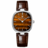 Жіночий годинник Pagani Design PD-1825 Silver-Brown Leather з сапфіровим склом та японським механізмом