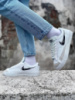 Жіночі кросівки nike blazer low sketch black white