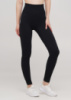 Леггинсы женские в рубчик с пуш-ап LEGGINGS RIB 18864 S-M черные