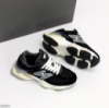 Черные комбинированные кроссовки актуальный дизайн