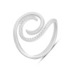Серебряное кольцо CatalogSilver с фианитами, вес изделия 2,95 гр (2191872) 17.5 размер