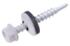 Саморіз покрівельний Apro 4.8 x 35 мм RAL 9006 (50 шт.) (SDS48359006)