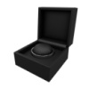 Коробочка для годинника Boxes 1025 чорна — стильний футляр для зберігання аксесуарів