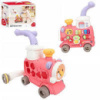 Каталка ходунки толокар сортер Паравоз музичний 6062 Блакитний або рожевий